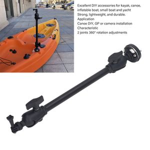 Kayak Accessories Adjustable Kayak Canoe Camera Mount Base Safety Camera Holders with Long Arm Marine Boat Camera Bracket Accessories 230726