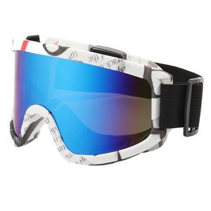 Occhiali da sci Sport UV400 Occhiali da sci Uomo Donna Antivento Inverno Magnetico Occhiali da motoslitta Occhiali da sole da neve Colore lente 230726