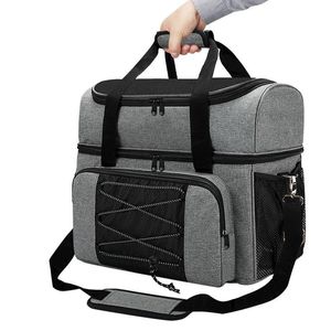 Toplar Bowling Ball Bag 230726 tek bir çift için yastıklı bölmelere sahip 2 tote tutucu