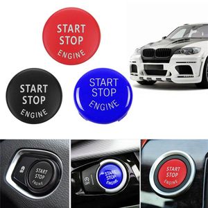 Car Engine START Button Replace Cover STOP Switch Accessories Key Decor for BMW X1 X5 E70 X6 E71 Z4 E89 3 5251l