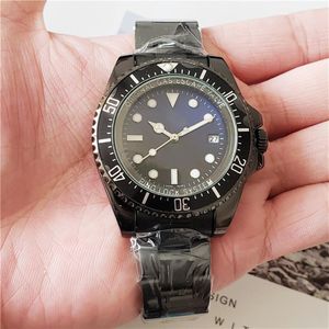 Top Brand Famous Swiss Watch for Men Mechanical Automatic Movements Мужские часы Deep Blue Black Sea Designer Watches Waterpr2725