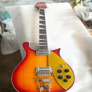Özel Mağaza RIC 620 Gitar 6 String Cherry Red Tom Petty Signature 1991 Tek Kesilmiş Çin Gitar 266D