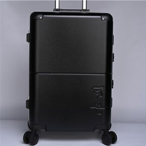 Toptan Seyahat Çantaları Alüminyum Business Tramvay Taşıma Bavulları Maletas PC Sabit Kabuk Bagaj Setleri