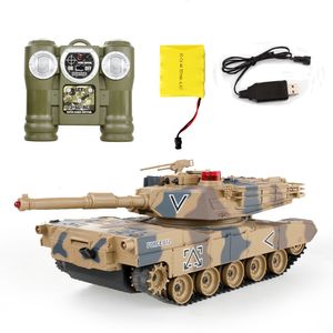 Электрический RC Car Top Delmote Delte Control Tank против RC Tanks Parent Child против инфракрасного с башной модельной игрушки Battle Toy 230727