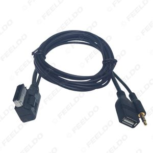 Автомобильная аудио музыка 3 5 мм Aux Cable AMI MDI MMI Интерфейс USB Зарядное устройство для Audi A6L A8L Q7 A3 A4L A5 A1 S5 Q5 Адаптер № 62092958