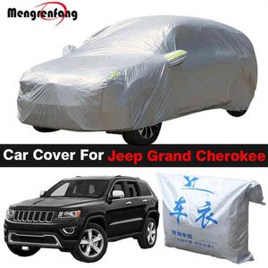 Jeep Grand Cherokee için Açık Araba Kapağı SUV Anti-UV Gölgesi Yağmur Kar Koruma Kapağı Toz Geçirmez H220425198C