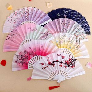 Çin tarzı ürünler katlanır fan parlak doku çeşitli stiller dekoratif fan kumaş Çin tarzı el fan ev tedarik