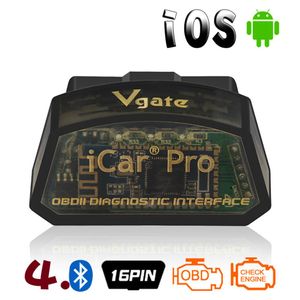 Vgate ICAR Pro OBDII Adaptörü Bluetooth 4 0 OBD2 Araç Teşhis Tarayıcı Aracı IOS Android Protokolü SAE J1850 PWM ISO15765-4236M