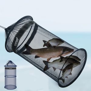Balıkçılık Aksesuarları Plaj tarama yengeç ıstakoz anti-atlama net cep balık karides sepeti taşınabilir balıkçılık kova hızlı kuru küçük örgü depolama çantası 230729