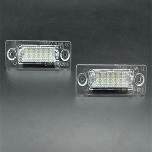 2pcs lisans numarası ışık lambası 18-LED VW Caddy Taşıyıcı Passat Golf Touran Jetta Skoda için NO HATA2006