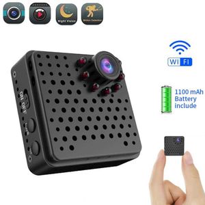 Веб-камеры Мини-камера 1080P Беспроводная видеокамера Домашняя безопасность Регистратор движения Микро-веб-камера Маленькая