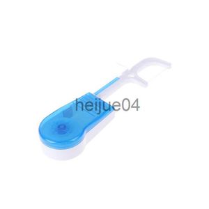 Dental Floss 30m Ultra thin Flat wire Reusable Dental Floss Holder Giftbox Interdental cleaner micro wax mint dental flosser x0728