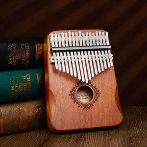 Novelty Items 17 Keys Kalimba Thumb Piano High Quality Wood Mbira Body Musical Instruments With Learning Book Kalimba Piano Christmas Gift 230727