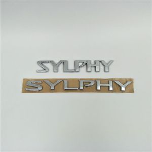 Nissan Sylphy amblemleri için arka bagaj kuyruk logo harfleri isim plakası araba çıkartmaları296c