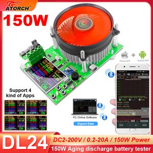 Другие электрические приборы DL24 150W 20A DC Power USB -тестер Электронная нагрузка литиевая батарея монитория мониторинга залога сборочного счетчика с приложением 230728