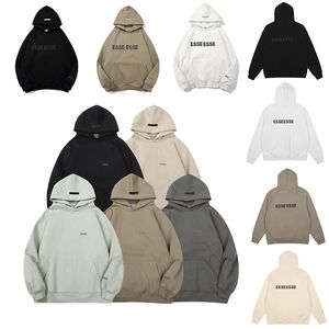 Ess hoodies erkek kapüşonlu tasarımcı hoodies kadın hoodie moda trend arkadaşları hoodie siyah ve beyaz gri baskı mektup üst rüya kapşonlu büyüklüğünde s-2xl
