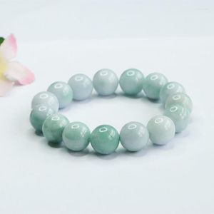 Strand Jadeite Myanmar Bead Bracelets Высококачественные браслеты Burma Jade Braclet Мужчины женщины прекрасные украшения