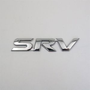 Для Toyota SRV Emblem 3D -буквы Chrome Silver Car Badge Logo Sticker267t