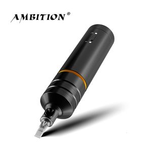 Tattoo Machine Ambition Sol Nova Unlimited Wireless Tattoo Pen Machine 4mm Stroke for Tattoo Artist Body Art 230728