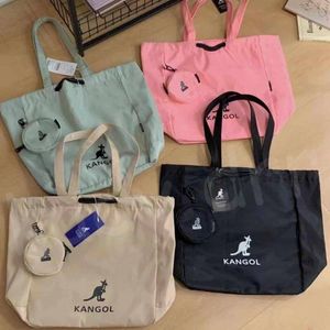 Mode Kangol Känguru Einkaufstasche Frauen Große Kapazität Nylon Wasserdicht Solide Handtasche Haspe Snap Schnalle Shopping Schulter Taschen