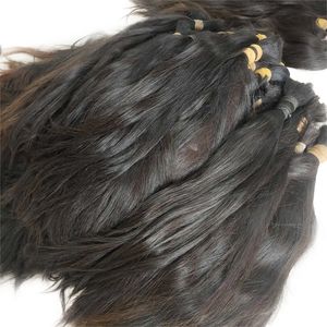 Hair Bulks Cabelo humano No Weft Unprocessed Vietnamese Human Extensions Bulk Braiding Staright 100 Natural 230728