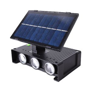 Arruela de parede solar ilumina para cima e para baixo 6LED 8LED ao ar livre à prova d'água LED RGB iluminação decorativa lâmpada de parede para pátio escada quintal jardim