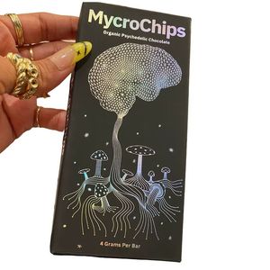 Оптовые коробки для упаковки грибных батончиков Mycrochips 4G с совместимой шоколадной формой