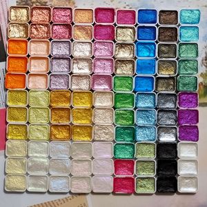 Nail Glitter 36 Color Nail Solid Pigment Nail Art Decor Watercolor Manicure Metallic Paint Draw Chrome Glitter Powder Flowers Nails Set 230729