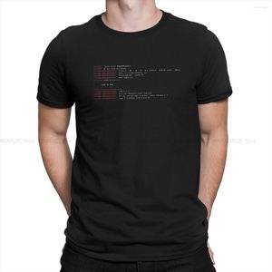 Мужские рубашки T Linux Операционная система творческая футболка для мужчин оставляет меня здесь круглый воротниц полиэстерной