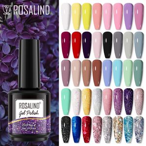 Nail Gel ROSALIND 59 Colors Gel Nail Polish White Gel UV Nail Matte Base Top Gel UV vernis semi permanent Gel Polish Paint 15ml Nail Art 230729