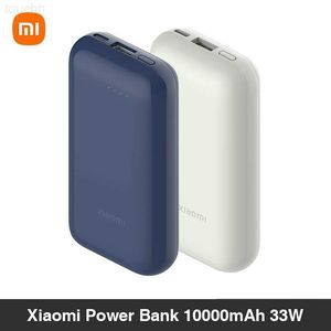 Силовая банка мобильного телефона Xiaomi Power Bank 10000MAH PB1022ZM 33W Pocket версия Poverbank для Nintendo Switch Pro Mini PowerBank 10000 Внешний аккумулятор L230728