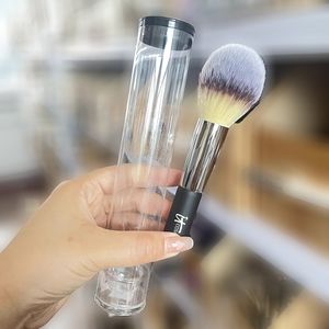 Makyaj fırçası cennet lüks değnek topu tozu kozmetik fırça #8 konik yumuşak saç yüzü bitirme fırçası güzellik blender aletleri