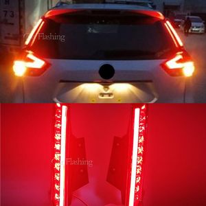 Nissan Xtrail için 1PAIR X -TRAIL X TRAIL Rogue 2014 - 2020 LED DRL arka tampon kuyruk sis lambası fren fren lambaları lambası 308f