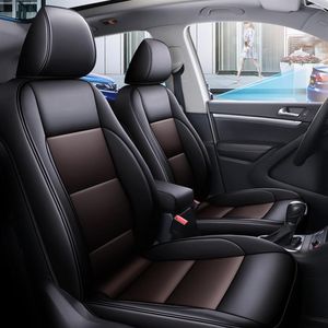 Capa de assento de carro de couro PU personalizada para proteção de assentos de carros Volkswagen vw Tiguan Set Sedan Interior à prova d'água Acessórios Auto 257T