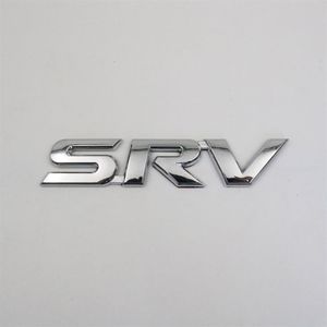 Для Toyota SRV Emblem 3D -буквы Chrome Silver Car Значок логотип наклейка228Z