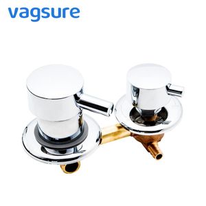 2-Way Shower Diverter, Bronze Faucets Mixer Tap for Shower Cabin, Cold & Mixing Valve, G1/2 Size
