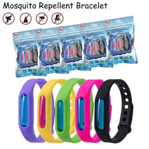 New Mosquito Repellent Bracelet Mosquito Killer Silicone Wristband Outdoor Summer Kids Children Insect Killer Band Anti-Mosquito