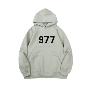 Sweatshirts Kadın Erkek Hoodie Erkek Tasarımcı Hoodies Essential Clothing Hoodys Kadın Giysileri Külver kolsuz O yaka mektup Baskılı Yeşil Palto Street Giyim