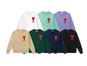 İşlemeli Yuvarlak Boyun Külot Örgü Gömlek Erkekler ve Kadınlar İçin Çiftler Trend Sıradan Tembel Sweater