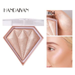 HANDAIYAN Diamond Glitter Highlighter Powder Face Makeup Highlight Glow Shine Metallic Brighten Body Contour Luminous Corrector