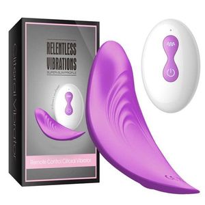 Seks Oyuncak Masajı Yetişkin Masaj Kelebek Giyilebilir Vibratör Kablosuz Uygulama Uzak Panties Dildo Kadınlar Klitoral Stimülatör Masajı Erotik