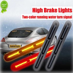 Yeni 3 In 1 12V-24V su geçirmez LED römork fren fren ışığı neon halo halka araba kuyruk fren durma akışı dönüş sinyali ışık yanıp söner