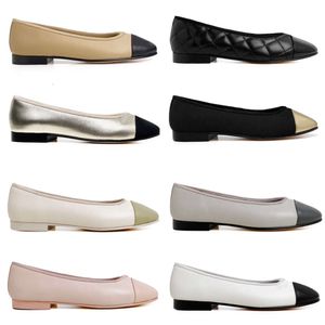 Tasarımcı Bale Düz Ayakkabı Kadın Sandal Deri Loafers Elbise Ayakkabı Moda Düğün Partisi Ayakkabı Lüks Kutu No489
