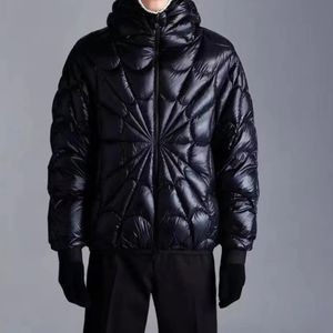 Erkek Ceketler 2023 Kış adamları 90 Beyaz Ördek Örümcek Web Coats ile Kapşonlu Adam Gündelik Kalın Marka Outerwear 231031