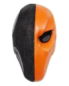 Cadılar Bayramı Arrow Season Deathstroke Maskeleri Tam Yüz Masquerade Deathroke Cosplay Kostüm Props Terminatör Reçine Ölüm Knell Mask 5153642