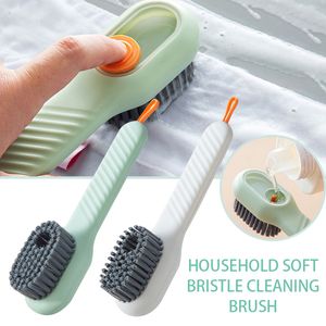 Cleaning Brushes Multifunction Cleaning Brush Soft Bristled Liquid Shoe Brush Long Handle Clothes Brush Underwear Brush Household Cleaning Tool 230331