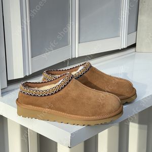 Kadın tazz terlikler Tasman kürk slaytlar klasik hardal tohumu ultra mini platform bot slip-on les petites süet yün karışımı kış tasarımcı erkekler bizi 3-13