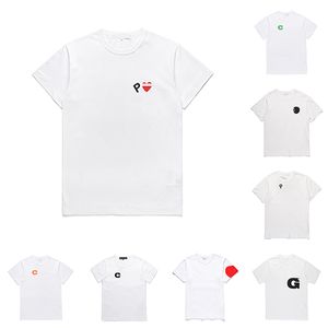 Oynayın Klasik Küçük Kırmızı Kalp Erkek Tişört CDG Marka Tasarımcısı Gömlek Erkekler Meet Tshirt Ücretsiz Ulaşım Gömlekleri Erkekler Erkekler