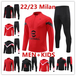 2023 AC Milans Soccer Trade Cuit Chandal Futbol Men and Kids Surfetiem