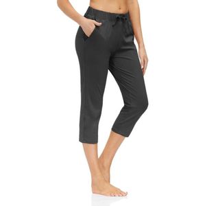 Spor Boş Zaman Capris Women039s Tayt Yoga Kıyafetleri Düz Renk Gevşek Koşu Fitness Nefes Alabilir Yüksek Bel Dantel Yukarı Elastik Y8428677